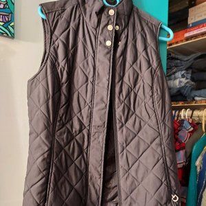 Ariat quilted best size L bit zipper pulls black